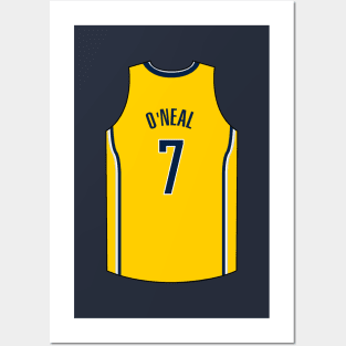 Jermaine O'Neal Indiana Jersey Qiangy Posters and Art